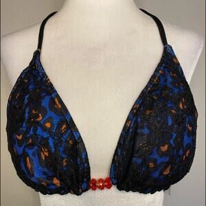 NWOT Sinful by Affliction reversible bikini top L